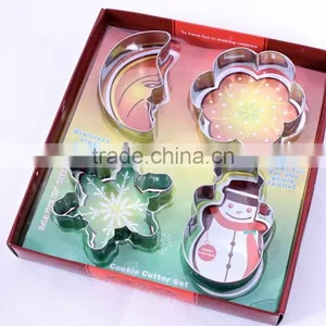 Christmas Set Gingerbread Man Cookie Cutter Stainless Steel Commercial Beard Cookie Cutter thumbnail-4