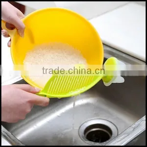 3 Color Good Quality Wash the Rice Tools Manufacturer,OEM Eco-friendly pp Kitchen Washing Rice Tools for Sale,wash Rice Tools thumbnail-1
