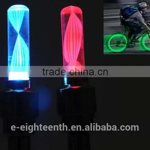2016 New Bike Cycling Wheel Tire Tyre Valve Led Light Colorful LED Flash Light Lamp thumbnail-1