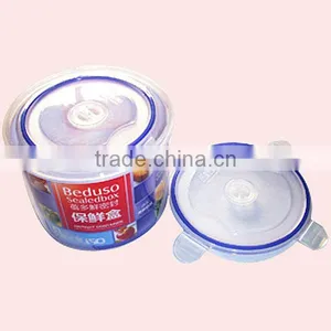 Kitchen Plastic Food Container Transparent Plastic Locking Box Sealing Set thumbnail-2