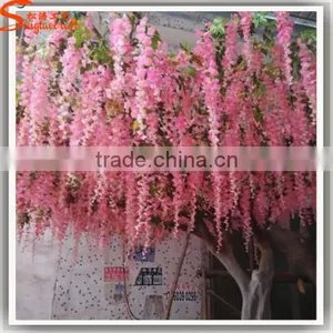 New Design Indoor Life Size Artificial Trees Plastic Cherry Blossom Branches for Wedding Decoration Cherry Tree thumbnail-3