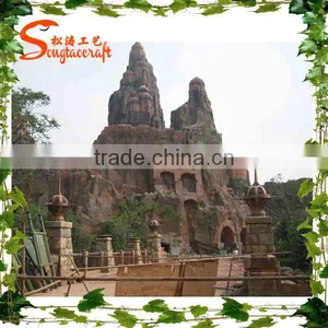Factory Price Artificial Stone Fountain Outdoor Customized Fiberglass Artificial Fountain for Sale thumbnail-1