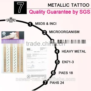 Hot-selling Metallic Flash Jewler Tattoo Temporary thumbnail-1