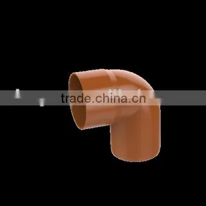 Factory Price Manufacturer Good Quality PVC Fitting UPVC Rubber Joint Plastic Fitting for Drainage GB 90 Deg Elbow thumbnail-1