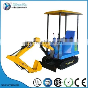 2016 Hot Selling Amusement Kid Game Kids Coin Operated Kids Electronic Toy Excavator for Sale thumbnail-6
