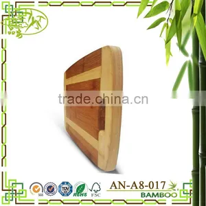 AONONG MOSO Bamboo Kitchen Active Antibacterial Butcher Block Radian Corner Shape Chopping Board/ Cutting Board thumbnail-4