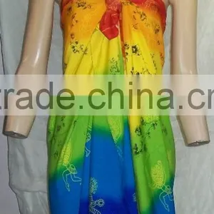 Polyester Printed Pareo 2017 Latest Style From India for Womens thumbnail-1