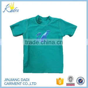 Swimming Children Short Sleeve/Lycra Kids Rush Guard UPF50+ thumbnail-1