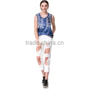 Domin Fashion Embroidery Latest Fancy Tops Girls thumbnail-3