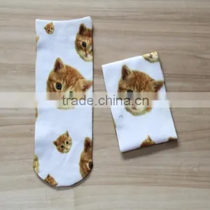 All Over Photo Printing Sublimation Wholesale Custom Print Socks thumbnail-2
