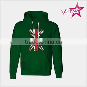 Unisex Fashion Design Hoodie Sweatshirt With Hood Front Printed Logo thumbnail-1