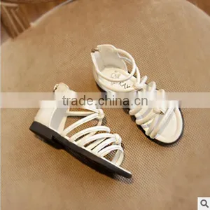 Latest High Quality Girls Shoes Hollow Out Flat Beach Shoes for Small Girls thumbnail-3