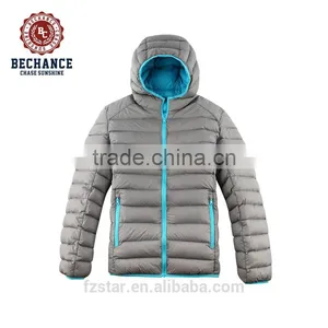 Nylon Men Down Jacket for Winters With Hoody TD0031 thumbnail-1
