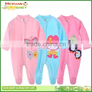 Sleeve Babysuits/plain Romper/newborn Romper thumbnail-1