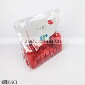 D&D Designer Needlework Materials in Bag Shirt Buttons Custom Logo Red Sewing Buttons thumbnail-1