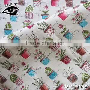 Linen Fabric Supplier Manufactur Printed 100% Linen Fabric For Dress Making thumbnail-1