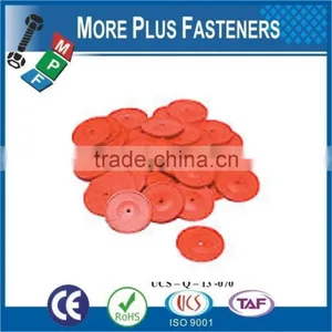 Made In Taiwan Plastic Flat Washer Black Nylon Reinforced Rubber Fender Thrust Round thumbnail-1