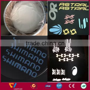China Halo Coating's Light Reflective Powder for Reflective Fabric thumbnail-2