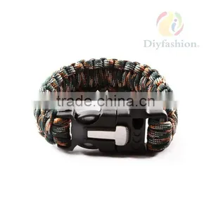 Military Camo Wholesale Survival Bracelet Pattern Newest Wholesale PParacord PC6016-1 thumbnail-3