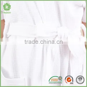 Fashion Chinese Adult White Hotel Bathrobe thumbnail-2