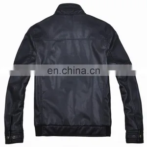 Mens Top Grade Fashion Soft Handsome Lastest Design Leather Jacket thumbnail-3