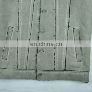2015 Last Fashion Mens Handsome Warm Genuine Men Leather Jacket thumbnail-6