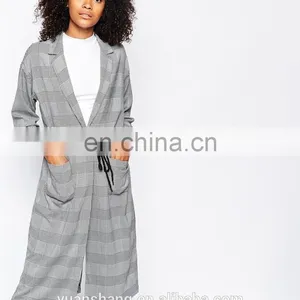 2015 Fall Fashion Design Women Casual Long Blazer Wholesale thumbnail-2