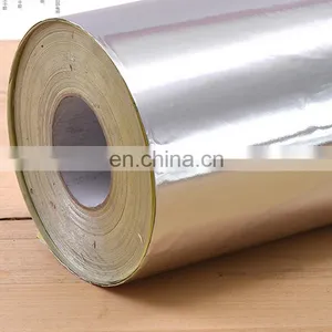 Wholesale Pure Aluminum Foil Sticker/ Cosmetic Hose Sealing Sticker/red Wine Roll Film Label thumbnail-1