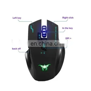 Dropshipping Combatwing W100 Rechargeable 2.4G Wireless Wired Gaming Mouse Optical Mice With 4 Adjustable DPI Levels & 8 Buttons thumbnail-5