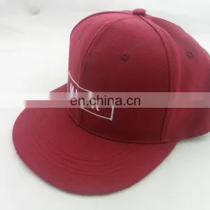 Embroidery Custom 6 Panel Hip Hop Snapback Hats thumbnail-5
