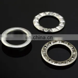 Rhinestone Nickle Metal Brass Eyelet Washer thumbnail-2