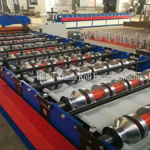 Special Thin Aluminium Roofing Tile Forming Machine thumbnail-4