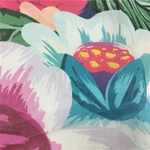 Hot New Pattern Custom Digital Printed 100% Floral Rayon Fabric thumbnail-2