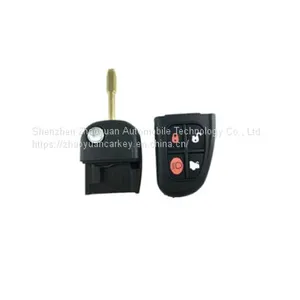 Jaguar Folded Key 4 Buttons 4D60 thumbnail-1