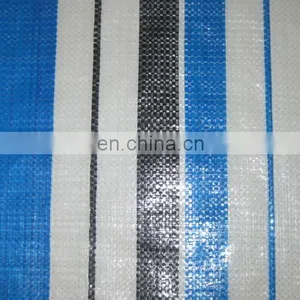 Tent Material, Waterproof Outdoor Plastic Cover, Blue -whitepoly Tarp, pe Tarpaulin thumbnail-1