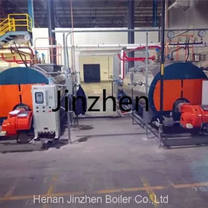 1.5 Ton/h 1500kg 100hp Steam Skid-Mounted Type Natural Gas Diesel Oil Steam Boiler for Garment Washing and Ironing Industry thumbnail-1