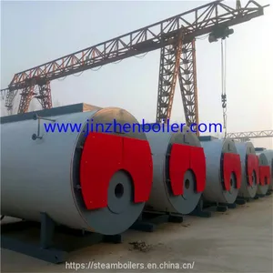 Small Dual Fuel Industrial Horizontal 2 Ton Oil Gas Fire Tube Steam Boiler For Small & Medium Laundry thumbnail-4