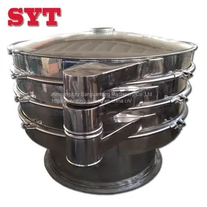 Sanyuantang Circular Vibrating Screen for Sieving Fruit Juice Separator Machine thumbnail-2