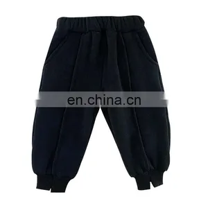 4078 Good Quality Top 3 Seller Factory Direct Sale Excellent New Design Velvet Winter Warm Kids Girl Pants thumbnail-1