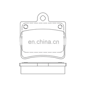 Brake Pads for BENZ OE GDB1283 0004205120 thumbnail-1