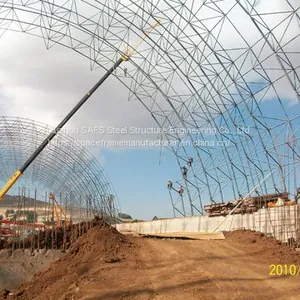 Comprehensive Solid Waste Utilization Project Steel Space Frame Structure Barrel Storage Project in Shanxi thumbnail-1