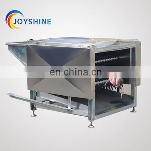 7 Axis Small Scale Cheap Automatic Chicken Plucker Machine for Plucking Chicken thumbnail-2