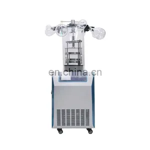 Multi Manifold Top Press Medicine Laboratory Vertical Vacuum Freeze Dryer thumbnail-5