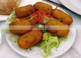 Industrial Bakery Factory 304 Stainless Steel Croquette Encrusting Machine Supplier China thumbnail-5