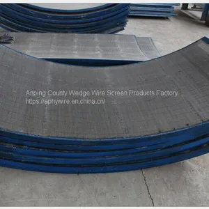 Sieve Bend Screening , Stainless Steel 304 Johnson V Wire Wrapped Wound Screen Plate thumbnail-4