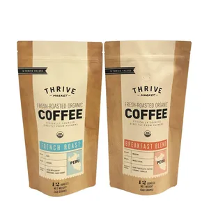 Digital Printing Mylar Aluminum Foil Metallic Flat Heat Seal Bags Storage Bags Pouch for Food Coffee Tea Beans thumbnail-3