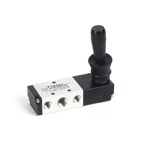 Airtac Type 4H210-08 2 Position 5 Way Pneumatic Switch Air Hand Control Push Pull Valve thumbnail-1