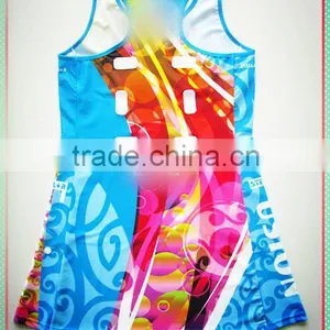 Colorful Custom Netball Dress With Great Pattern thumbnail-2