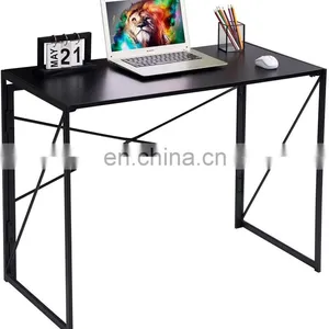 Manufacturer Made Black Wooden Luxury Simple Modern Executive Company Home Office Furniture Computer Laptop Table Desk thumbnail-1
