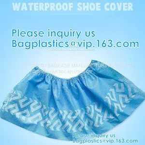 Safety Products, Anti-slip, Indoor Disposable, Medical Plastic, Shoe Covers, Waterproof PE CPE Material thumbnail-1